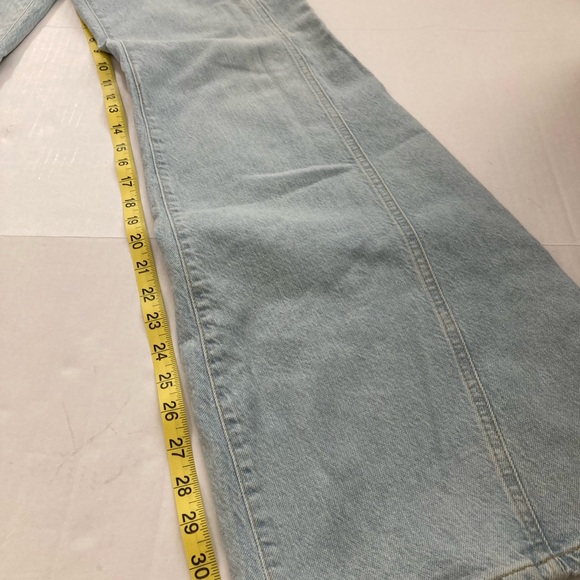 We The Free Florence High waisted Flair Light Wash Jeans 70’s women's Size 29 - Picture 13 of 13